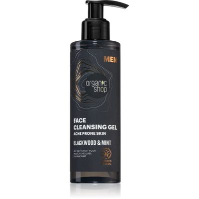 Organic Shop Men Blackwood & Mint čisticí gel pro muže 200 ml - parfo.cz