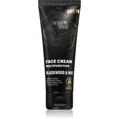 Organic Shop Men Blackwood & Mint multifunkční krém na obličej pro muže 75 ml - parfo.cz