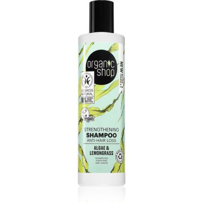 Organic Shop Organic Algae & Clay minerální šampon pro křehké vlasy 280 ml - parfo.cz