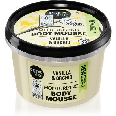 Organic Shop Vanilla & Orchid tělová pěna s vanilkou 250 ml - parfo.cz