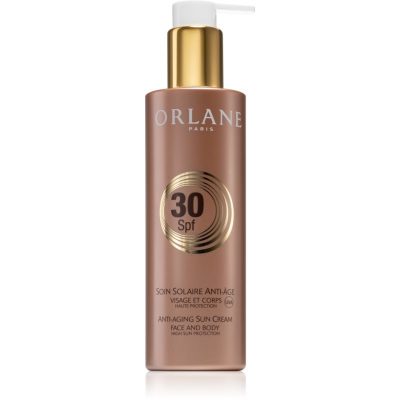 Orlane Sun Care Anti-aging Sun Cream ochranná péče proti slunečnímu záření s protivráskovým účinkem SPF 30 200 ml - parfo.cz