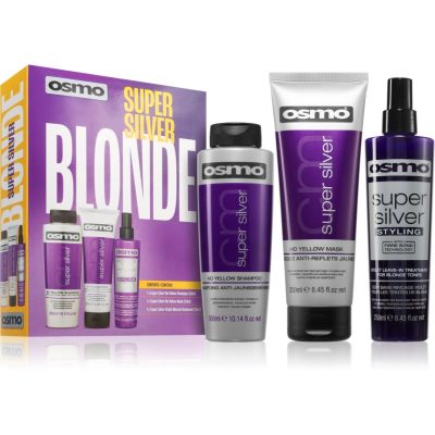 Osmo Super Silver dárková sada pro blond a melírované vlasy - parfo.cz