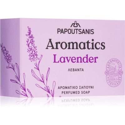 PAPOUTSANIS Aromatics Lavender tuhé mýdlo 100 g - parfo.cz