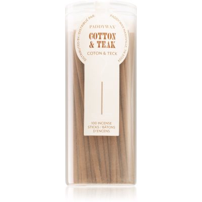 Paddywax Haze Cotton & Teak vonné tyčinky 100 ks - parfo.cz