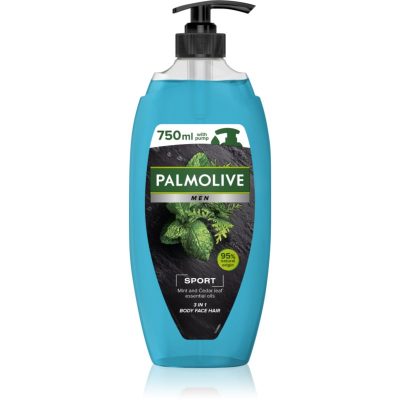 Palmolive Men Revitalising Sport sprchový gel pro muže s pumpičkou 750 ml - parfo.cz