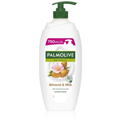 Palmolive Naturals Almond krémový sprchový gel s mandlovým olejem s pumpičkou 750 ml - parfo.cz