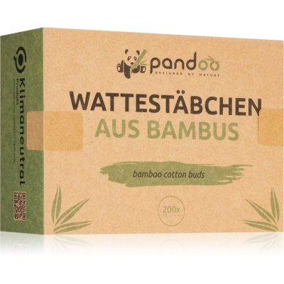 Pandoo Bamboo Cotton Buds vatové tyčinky 200 ks - parfo.cz