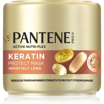 Pantene Pro-V Active Nutri Plex Infinitely Long keratinová maska pro suché a poškozené vlasy 300 ml - parfo.cz