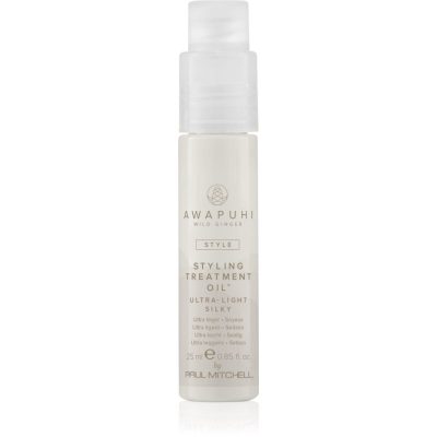 Paul Mitchell Awapuhi Wild Ginger Styling Treatment Oil regenerační olej pro suché a poškozené vlasy 25 ml - parfo.cz