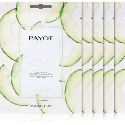 Payot Morning Mask Winter is Coming vyživující plátýnková maska 5 ks - parfo.cz