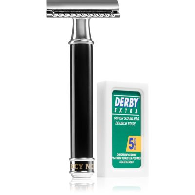 Percy Nobleman Safety Razor tradiční holicí strojek + náhradní břity 1 ks - parfo.cz