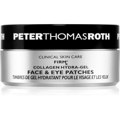 Peter Thomas Roth FIRMx Collagen Hydra-Gel Eye & Face Patches hydratační gelové polštářky na obličej a oční okolí 90 ks - parfo.cz
