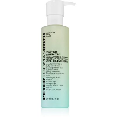 Peter Thomas Roth Water Drench Hyaluronic Cloud Gel Cleanser čisticí a odličovací gel 200 ml - parfo.cz