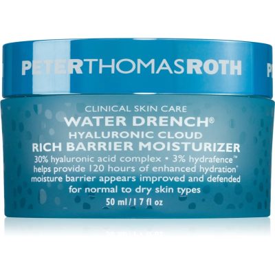 Peter Thomas Roth Water Drench Hyaluronic Cloud Rich Barrier Moisturizer bohatý hydratační krém pro obnovu kožní bariéry 50 ml - parfo.cz