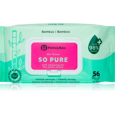 Petite&Mars So Pure vlhčené ubrousky pro děti 4x56 ks - parfo.cz