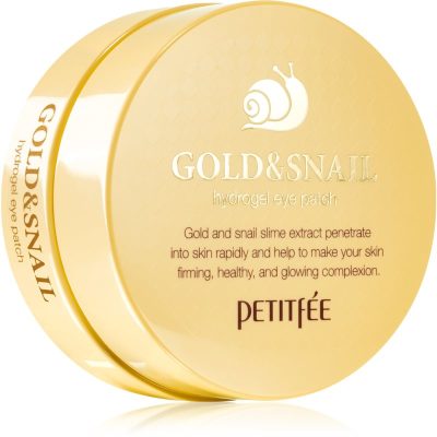 Petitfée Gold & Snail hydrogelová maska na oční okolí se šnečím extraktem 60 ks - parfo.cz