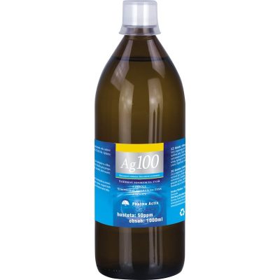 Pharma Activ Koloidní stříbro 50ppm 1000ml čisticí tonikum s koloidním stříbrem 1000 ml - parfo.cz
