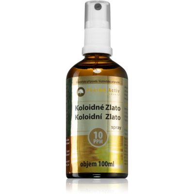 Pharma Activ Koloidní zlato 10 ppm bezoplachový sprej 100 ml - parfo.cz