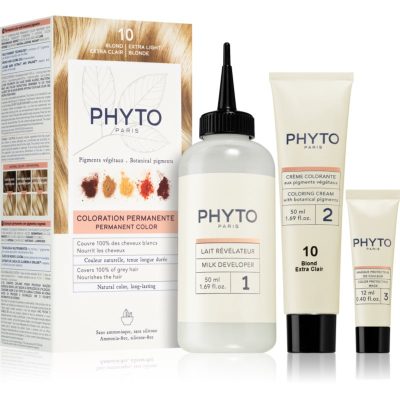 Phyto Color barva na vlasy bez amoniaku odstín 10 Extra Light Blonde 1 ks - parfo.cz