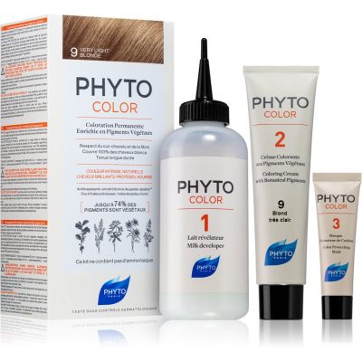 Phyto Color barva na vlasy bez amoniaku odstín 9 Very Light Blonde 1 ks - parfo.cz