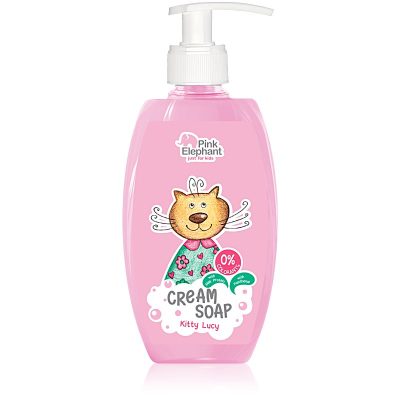 Pink Elephant Cream Soap Kitty Lisa krémové mýdlo pro děti 250 ml - parfo.cz