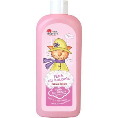 Pink Elephant Girls pěna do koupele pro děti Kitty 500 ml - parfo.cz
