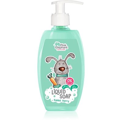 Pink Elephant Liquid Soap Rabbit Harry tekuté mýdlo pro děti 250 ml - parfo.cz