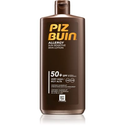 Piz Buin Allergy mléko na opalování pro citlivou pokožku SPF 50+ 400 ml - parfo.cz