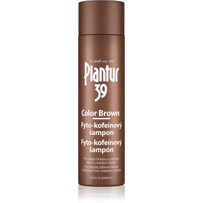 Plantur 39 Color Brown kofeinový šampon pro hnědé odstíny vlasů 250 ml - parfo.cz