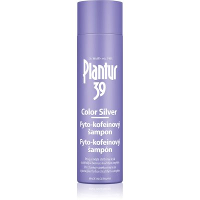 Plantur 39 Color Silver kofeinový šampon neutralizující žluté tóny 250 ml - parfo.cz