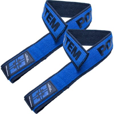 Power System Duplex Straps posilovací trhačky na mrtvý tah barva Blue 2 ks - parfo.cz