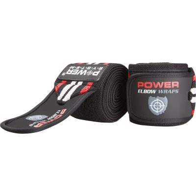 Power System Elbow Wraps bandáž na loket barva Red 2 ks - parfo.cz