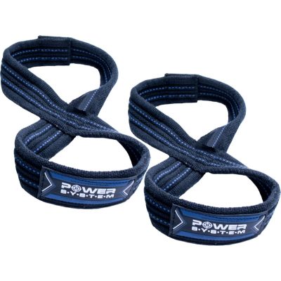 Power System Figure 8 Straps posilovací trhačky barva Blue S/M 2 ks - parfo.cz