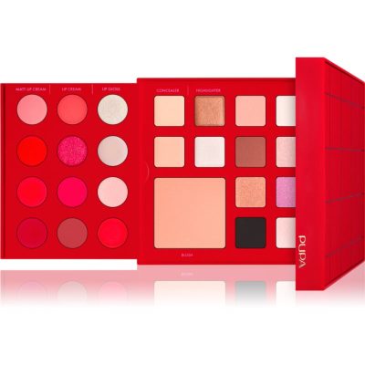 Pupa Pupart M multifunkční paleta odstín Red 18