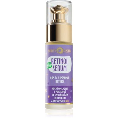 Purity Vision BIO Retinol noční sérum zpomalující projevy stárnutí pleti 30 ml - parfo.cz