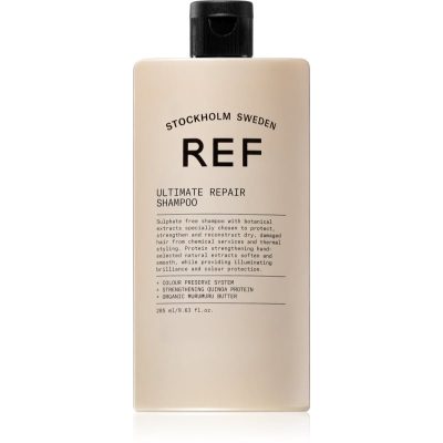 REF Ultimate Repair Shampoo šampon pro chemicky ošetřované a mechanicky namáhané vlasy 285 ml - parfo.cz
