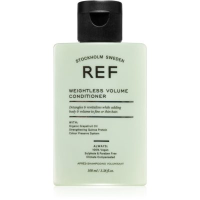 REF Weightless Volume Conditioner kondicionér pro jemné a zplihlé vlasy pro objem od kořínků 100 ml - parfo.cz