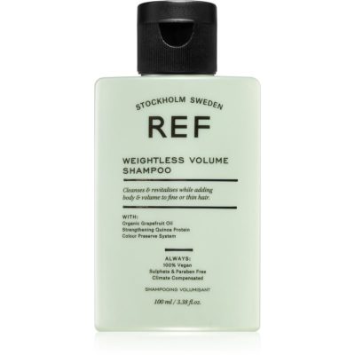REF Weightless Volume Shampoo šampon pro jemné a zplihlé vlasy pro objem od kořínků 100 ml - parfo.cz
