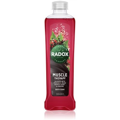 Radox Men Muscle Therapy pěna do koupele Black Pepper & Ginseng 500 ml - parfo.cz