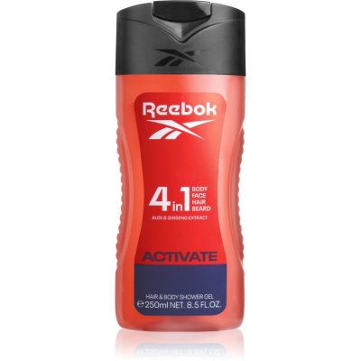Reebok Activate Your Senses sprchový gel pro muže 4in1 250 ml - parfo.cz
