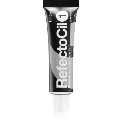 RefectoCil Eyelash and Eyebrow barva na obočí a řasy odstín 1 Pure Black 15 ml - parfo.cz