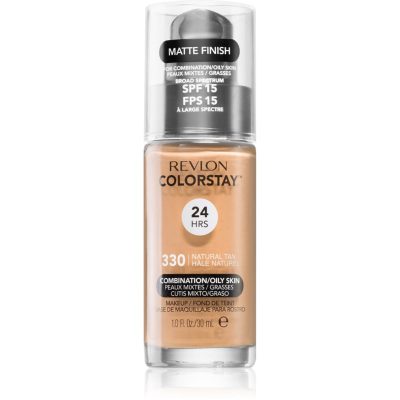Revlon Cosmetics ColorStay™ dlouhotrvající matující make-up pro mastnou a smíšenou pleť odstín 330 Natural Tan 30 ml - parfo.cz
