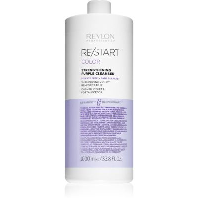 Revlon Professional Re/Start Color fialový šampon pro blond a melírované vlasy Purple Cleanser 1000 ml - parfo.cz