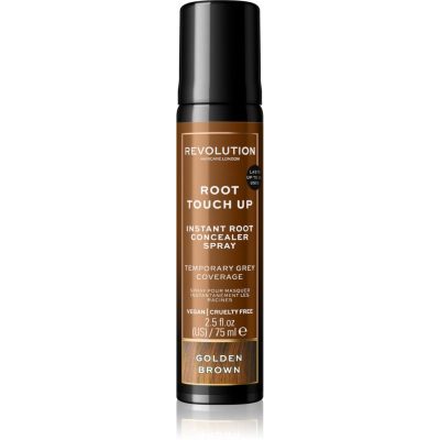 Revolution Haircare Root Touch Up sprej pro okamžité zakrytí odrostů odstín Golden Brown 75 ml - parfo.cz