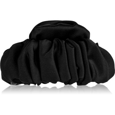 Revolution Haircare Ruched Satin Claw Clip skřipec do vlasů odstín Black - parfo.cz