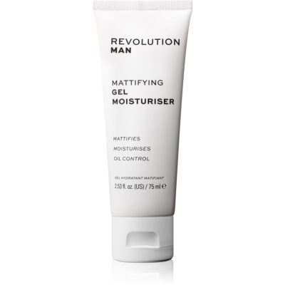 Revolution Man Mattifying lehký hydratační gelový krém pro mastnou pleť 75 ml - parfo.cz