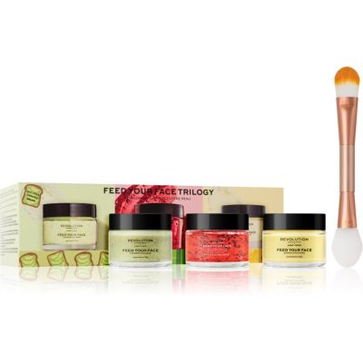 Revolution Skincare X Jake-Jamie Feed Your Face sada pleťových masek - parfo.cz