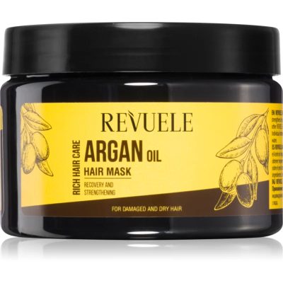 Revuele Argan Oil Hair Mask pečující maska pro suché a poškozené vlasy 360 ml - parfo.cz