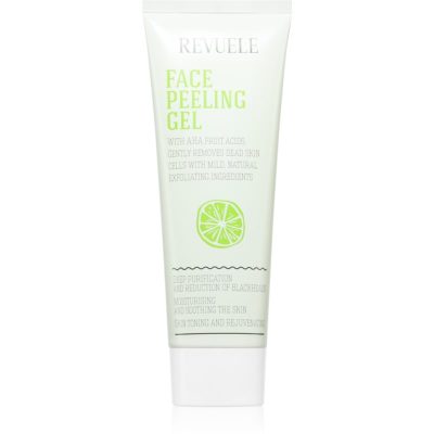 Revuele Face Peeling Gel AHA Fruit Acids čisticí pleťový peeling proti černým tečkám 80 ml - parfo.cz