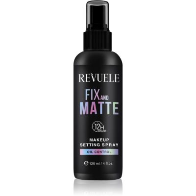 Revuele Makeup Setting Spray Fix And Matte matující fixační sprej na make-up 120 ml - parfo.cz